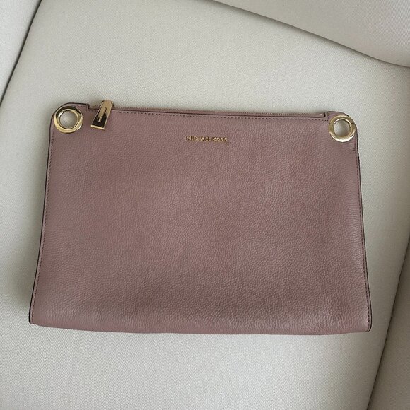 Michael Kors Mauve Pink Clutch - Picture 1 of 4